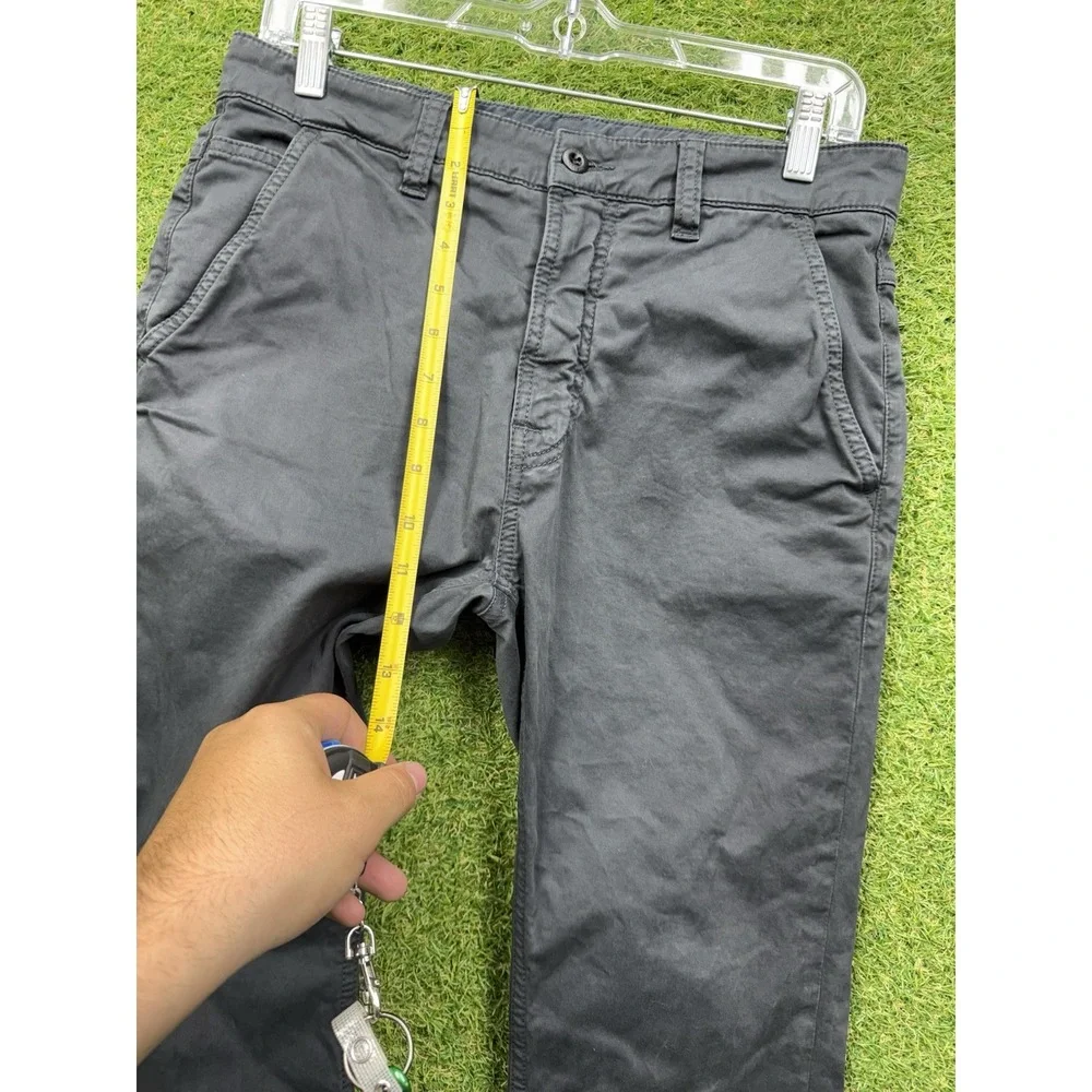 Nudie Jeans Co Jeans Mens 30x32 Black Organic Cotton Slim Fit Five Pocket Denim